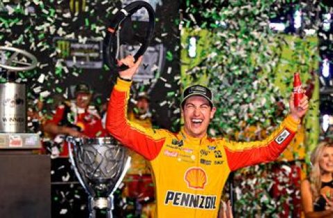 Joey Logano busts up Big Three to capture improbable first NASCAR title