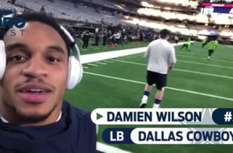 WATCH: Cowboys LB Damien Wilson gets you on the field before Dallas’ playoff game vs. the Seahawks