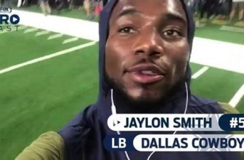Cowboys LB Jaylon Smith takes you on the field in Dallas before MNF