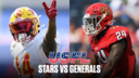 USFL Playoffs – Philadelphia Stars vs. New Jersey Generals | Highlights