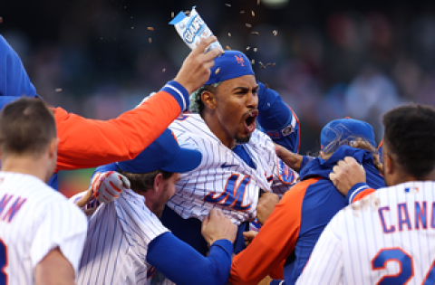 Franciso Lindor’s walk-off RBI single gives Mets 5-4 win over Giants in Game 1 of doubleheader