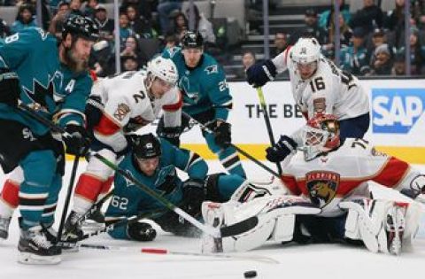 Panthers kick off 5-game road trip with big win over Sharks