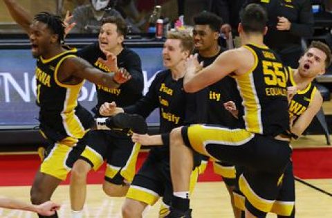 Luka Garza puts up 25 points in No. 10 Iowa’s win over No. 14 Rutgers, 77-75