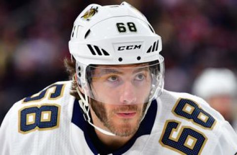 Blues sign veteran forward Mike Hoffman to professional tryout contract