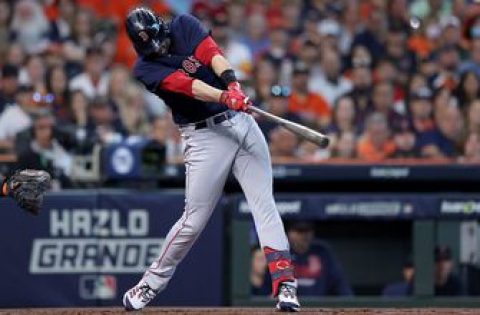 J.D. Martinez’s grand slam gives Red Sox an early lead against Astros, 4-0
