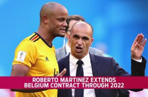 Roberto Martinez extends Belgium contract through 2022