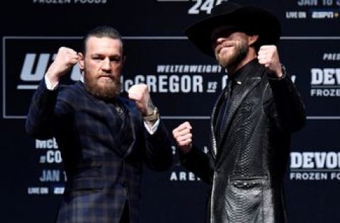 Shannon Sharpe and Skip Bayless make predictions for the McGregor-Cerrone fight