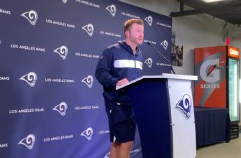 Sean McVay describes how Rams will overcome physical Patriots defense