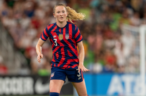Sam Mewis gives USWNT 1-0 lead over Mexico on pass from sister Kristie Mewis