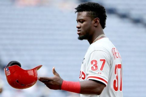 Phillies’ Herrera arrested for domestic violence
