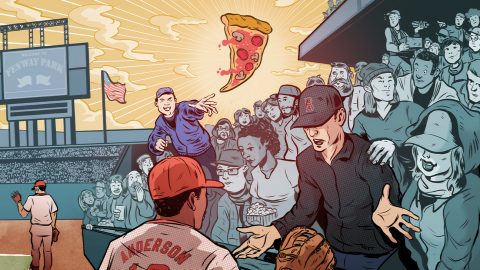 ‘Here comes the pizza’: Inside the greatest throw in MLB history