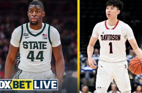 No. 10 Davidson is the play against No. 7 Michigan State I FOX BET LIVE