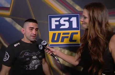 Ricardo Lamas speaks after TKO victory | INTERVIEW | POST-FIGHT | UFC FIGHT NIGHT