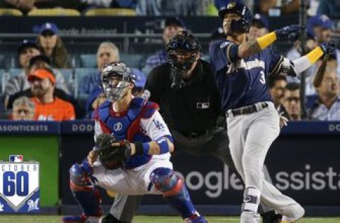 Watch the best 60 seconds from Brewers vs. Dodgers NLCS Game 3 #October60