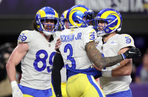 Odell Beckham Jr. catches fourth touchdown in sixth game with Rams, hits “the griddy” after