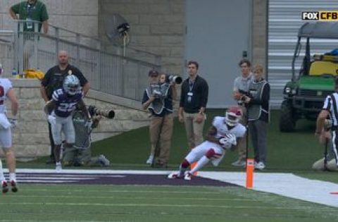 Spencer Rattler 14-yard TD pass extends Oklahoma’s lead over Kansas State to 27-10