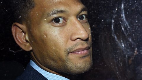 Israel Folau sacked by Rugby Australia for social media post