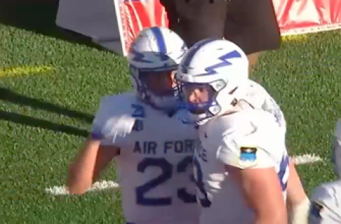 New Mexico turnover leads to a Dane Kinamon three-yard rushing TD, Air Force leads 17-0