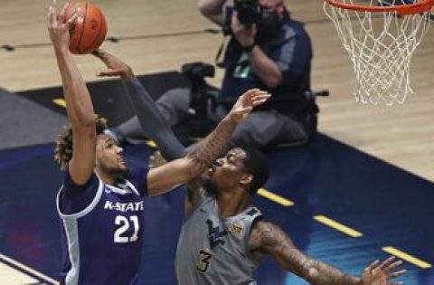 K-State keeps it close in first half but falls to No. 10 West Virginia 65-43