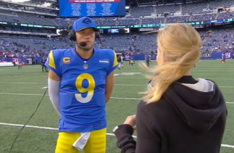 ‘We have a high standard here’ – Matthew Stafford on Rams’ 38-11 victory over Giants
