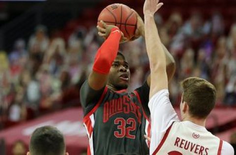 EJ Liddell scores 20 as No. 15 Ohio State tops No. 10 Wisconsin, 74-62