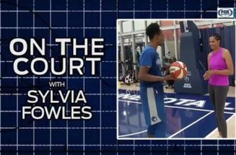 On the court with Lynx star Sylvia Fowles