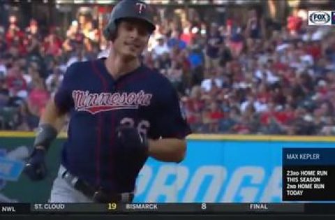WATCH: Twins’ Kepler homers in 5 straight at-bats vs. Indians’ Bauer