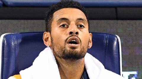 Kyrgios rows with umpire in Shanghai first-round exit