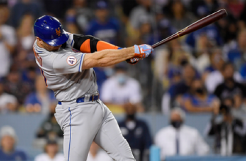 Pete Alonso’s two run homer pulls Mets within one run of Dodgers, 4-3