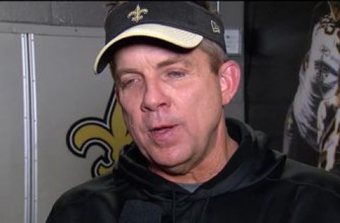 Sean Payton tells Erin Andrews what the refs told him after controversial non-call