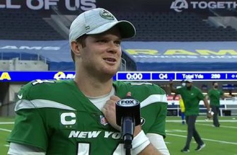 Sam Darnold on Jets getting first win of 2020: ‘It means the world to us’