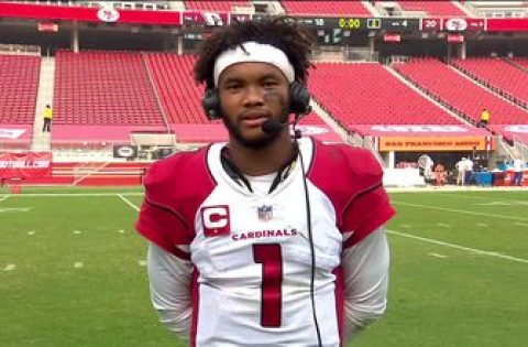Kyler Murray on Cardinals ‘handling business’ and executing in win against 49ers