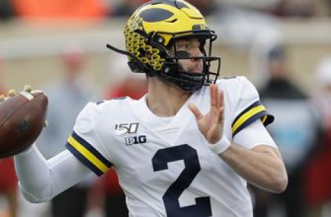 Shea Patterson throws for five TDs as Michigan rolls over Indiana 39-14