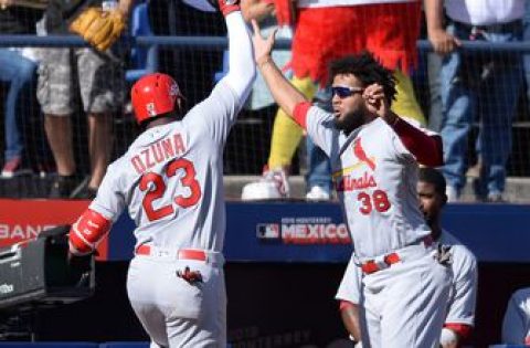 Ozuna’s two-homer day helps lift Cards to 9-5 win over Reds in Mexico