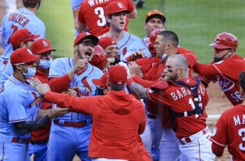 Cardinals scuffle with Reds in 9-6 loss