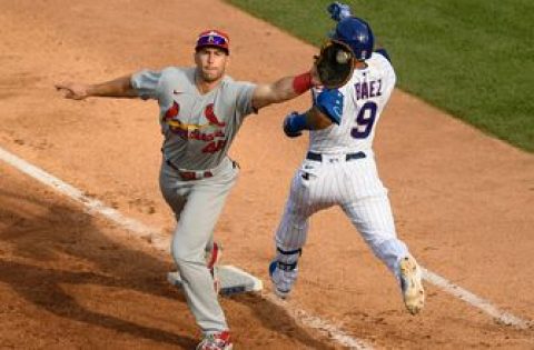 Cardinals lose to Cubs 5-1, Molina exits game early with minor injury