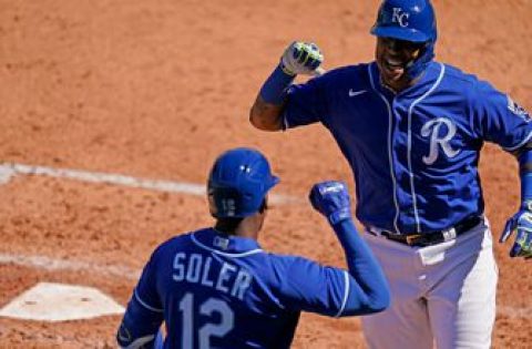 Royals offense explodes in 10-2 win over Cubs for 10th win of spring