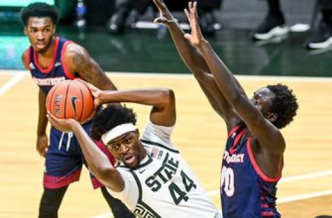 Michigan State fends off pesky Detroit Mercy 83-76 (WITH VIDEO)