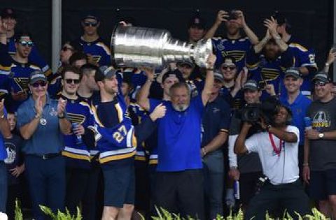 A celebration for the ages: Images from the Blues Championship Parade