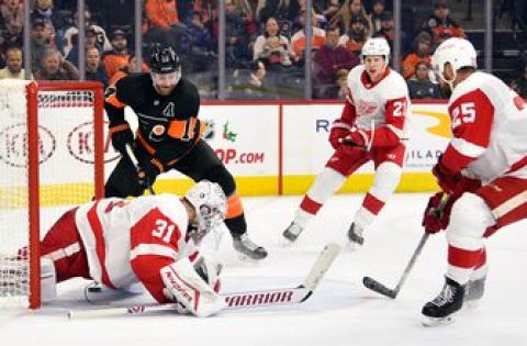 Flyers continue domination of Red Wings with 6-1 rout