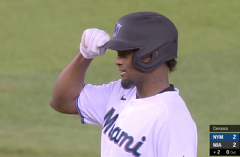 Edward Cabrera’s first MLB hit and RBI ties up Mets and Marlins, 2-2