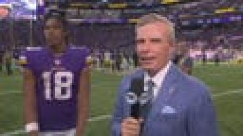 Minnesota Vikings’ Justin Jefferson talks career game vs. Packers