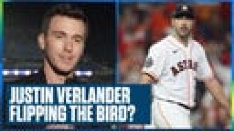 World Series: Houston Astros’ Justin Verlander flipping the bird to Phillies fans? | Flippin’ Bats