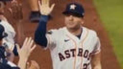 Astros’ Alex Bregman, Jeremy Pena, Kyle Tucker speak on Jose Altuve’s leadership ahead of Game 3
