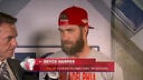 ‘We have to fight back the best we can’ – Phillies’ Bryce Harper talks motivation going into Game 5 of World Series