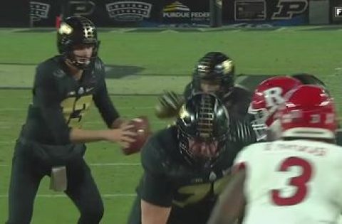 Purdue QB Jack Plummer takes it himself to extend lead over Rutgers, 23-13