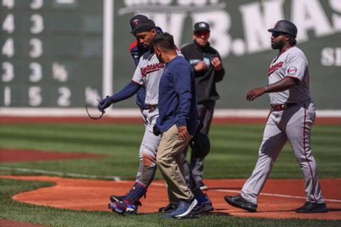 Twins say no structural damage to Buxton’s knee