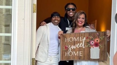 Patriots’ Bourne makes Mother’s Day memorable with new home for parents