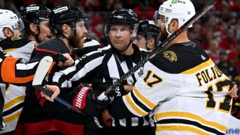 How NHL officials handle the intensity — and scrutiny — of playoff hockey