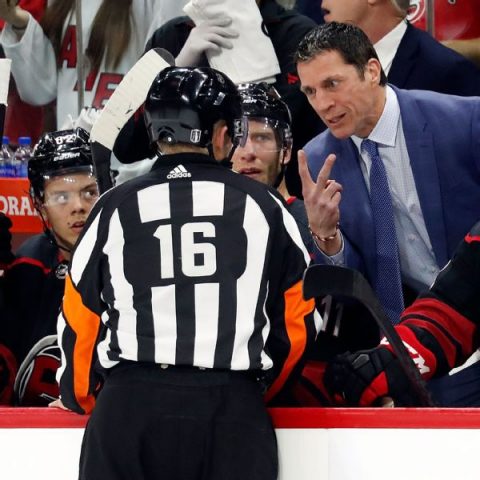 Brind’Amour baffled by no call, failed challenge